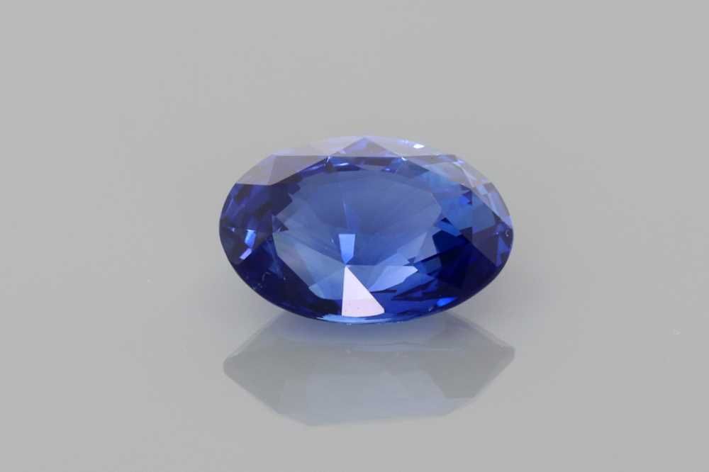 SAPPHIRE FACETED 1.45ct BLUE Vivid BLUE SI SRILANKA HEATED