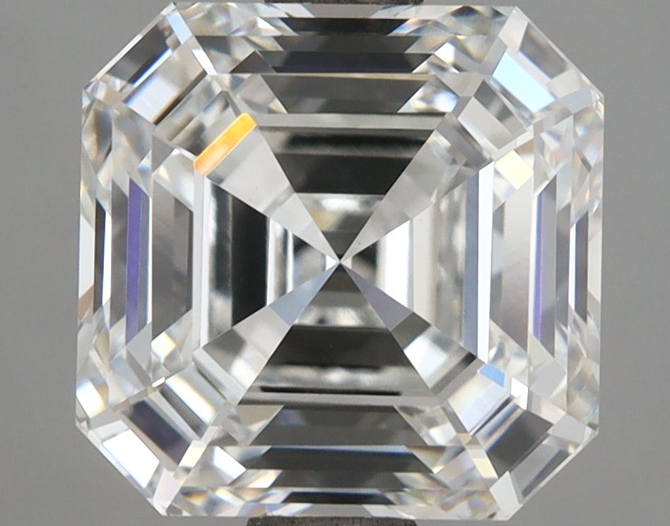 3.55 carat f VVS2 EX Cut IGI asscher diamond