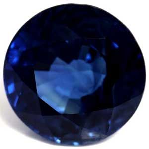 Szafir 5,01 ct, niebieski, szlif okrągły