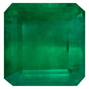 EMERALD FACETED 56.57ct GREEN Intense Green EC ZAMBIA NONE