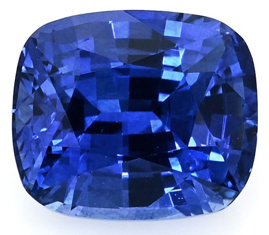 Szafir 1,75 ct, niebieski, szlif cushion