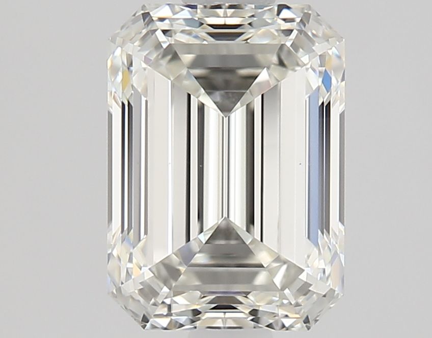 1.41-carat emerald diamond with I color, null cut, and VS2 clarity.