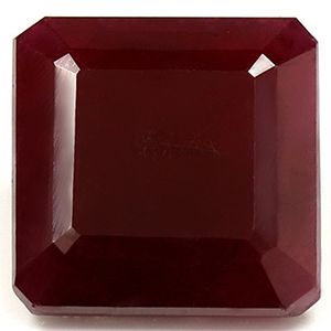 Rubin 3,70 ct, czerwony, szlif szmaragdowy
