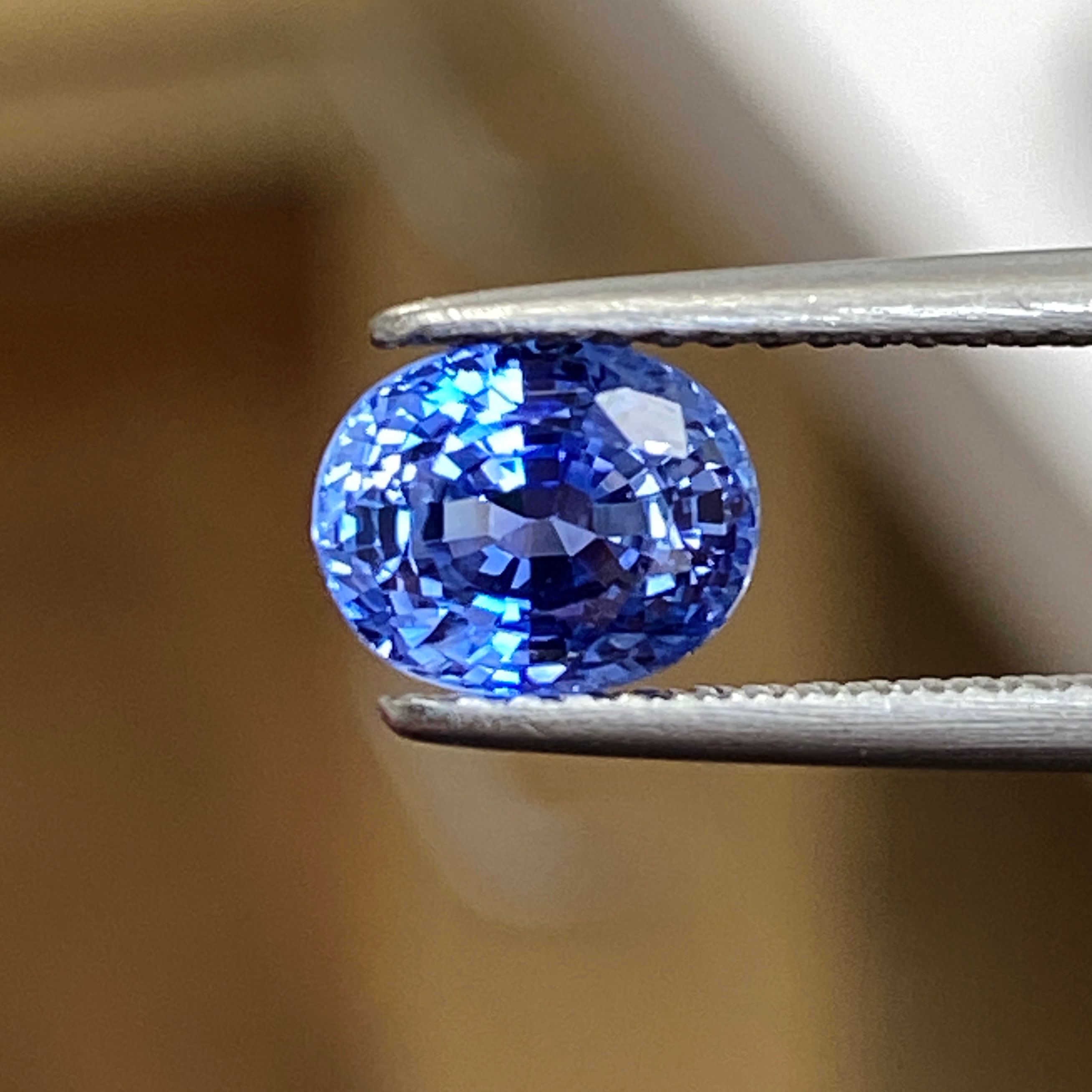 SAPPHIRE FACETED 1.76ct BLUE Blue EC SRILANKA HEATED