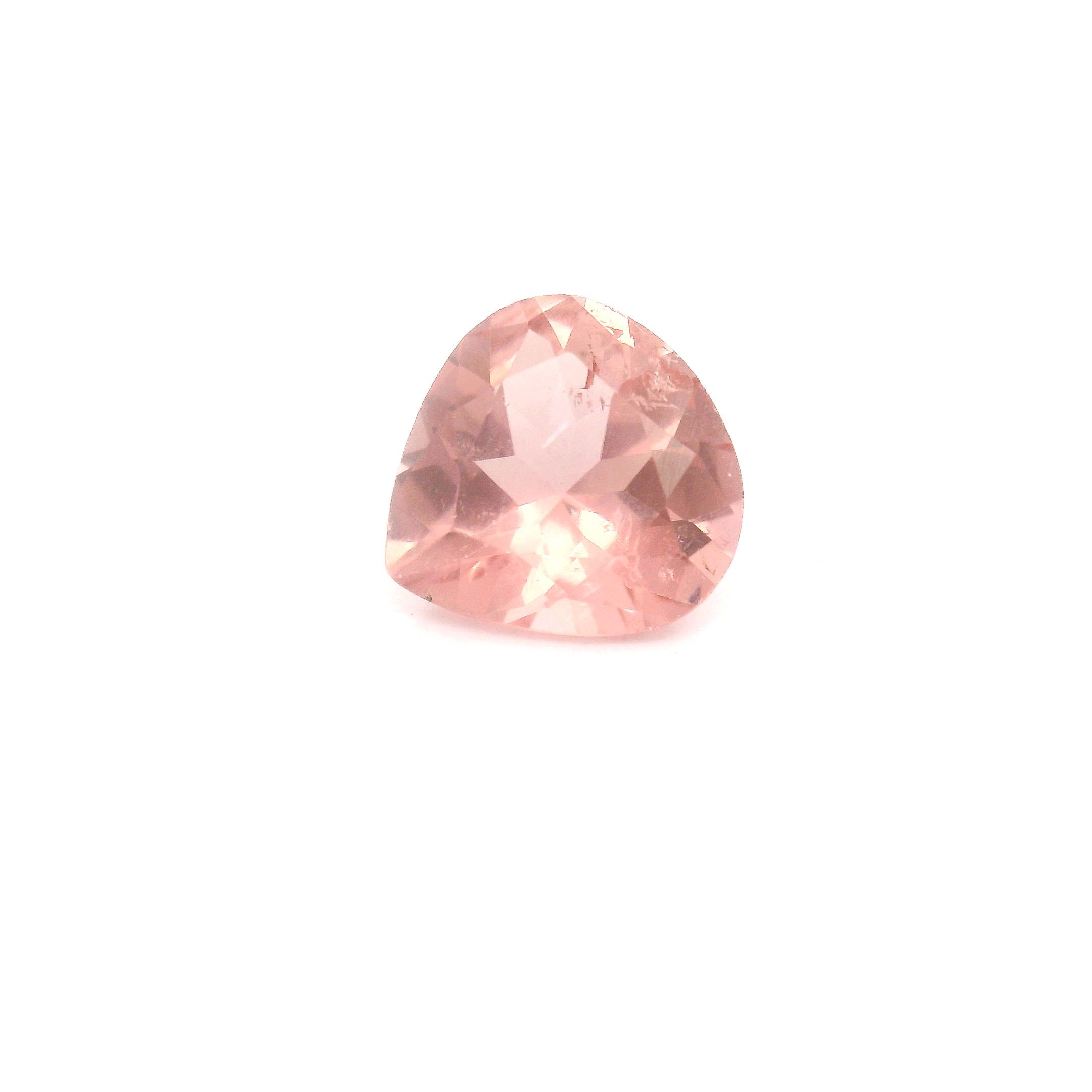 Turmalin 1,47 ct, różowy, szlif gruszka