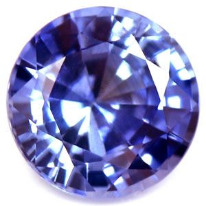 Szafir 1,19 ct, niebieski, szlif okrągły
