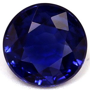SAPPHIRE FACETED 0.67ct BLUE Intense Blue EC SRILANKA NONE