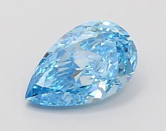 0.48 CT Fancy Vivid Blue PEAR