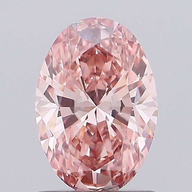 1.08 CT Fancy Intense Pink OVAL