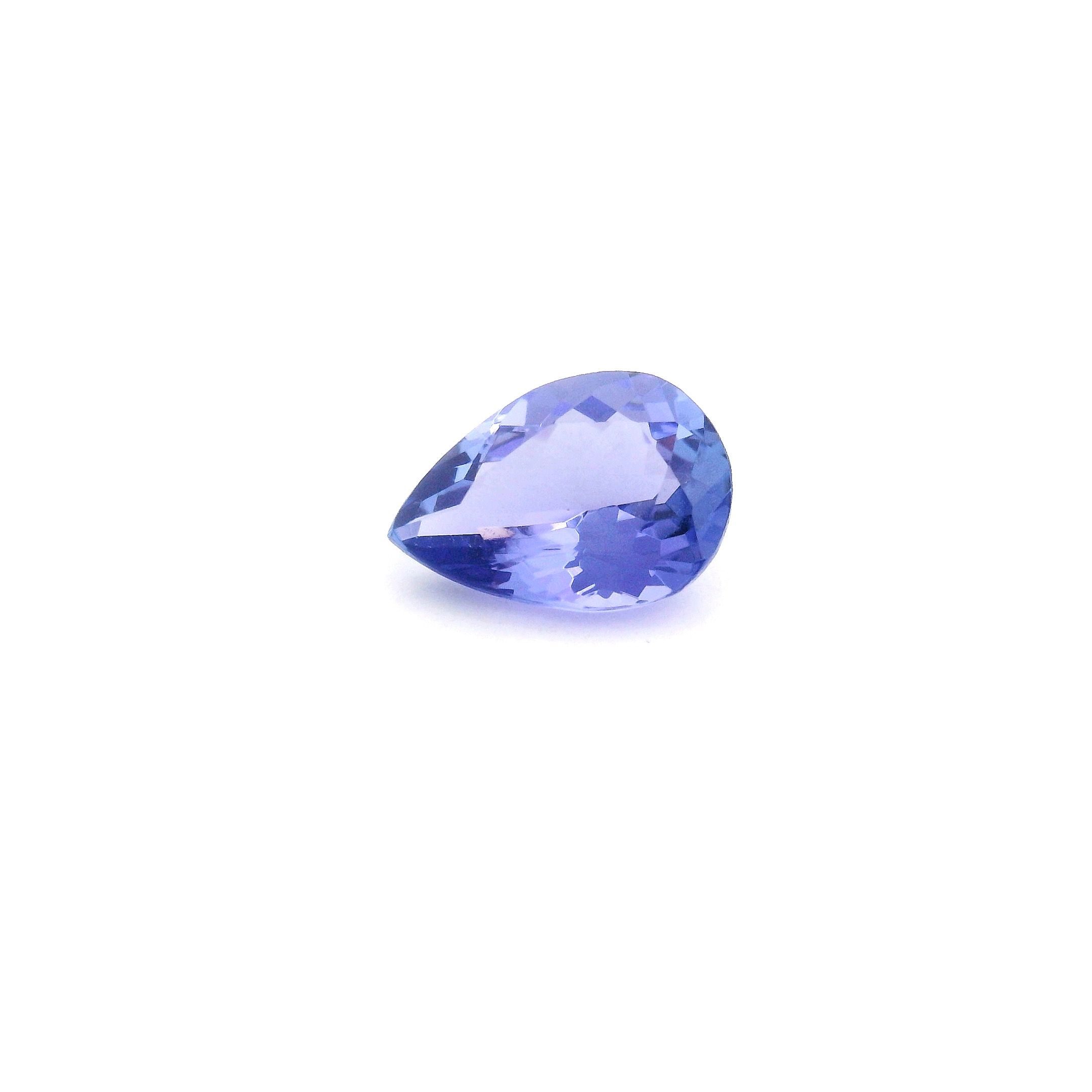 1.02 ct Pear tanzanite