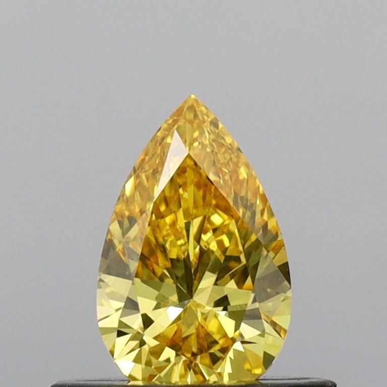 0.4 CT Fancy Vivid Yellow PEAR