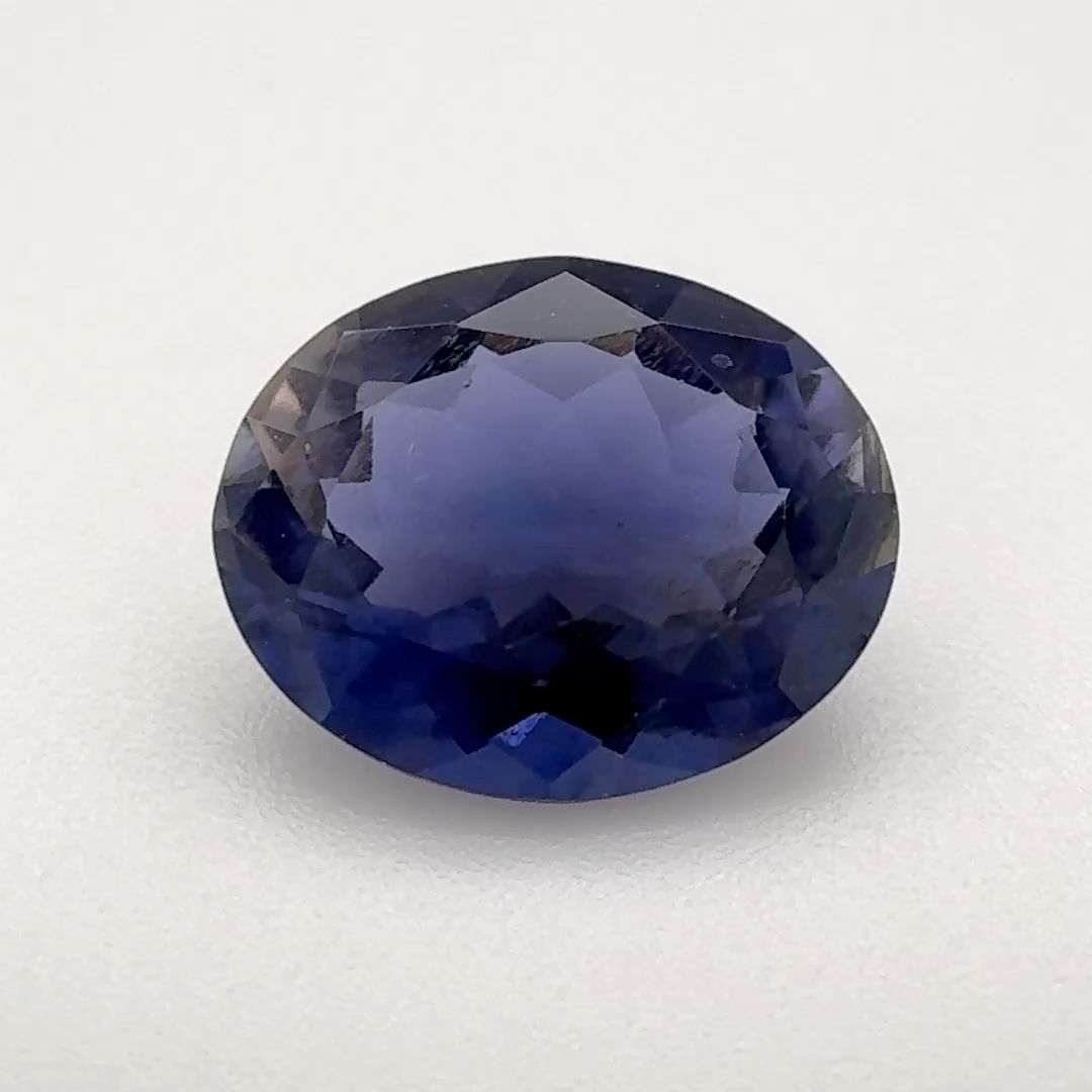 Iolit 2,72 ct, niebieski, szlif owalny