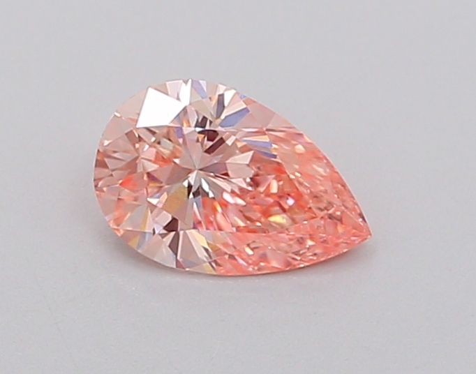 0.49 CT Fancy Intense Pink PEAR