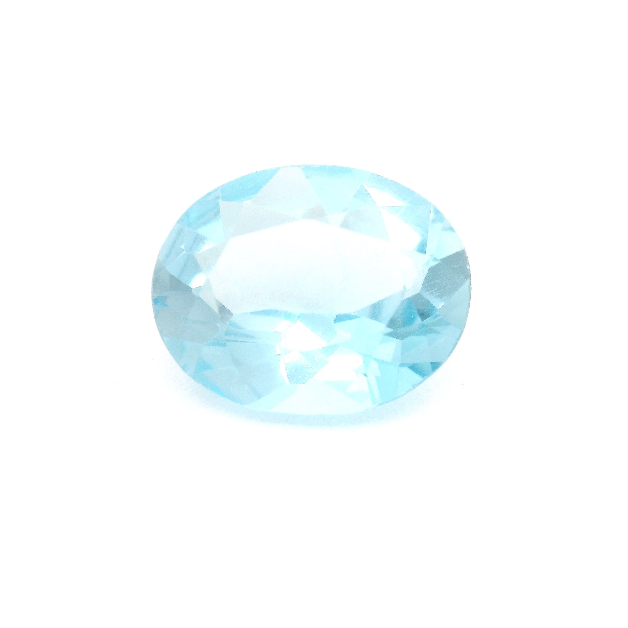 TOPAZ FACETED 4.82ct BLUE Light EC REST_OF_AFRICA HEATED