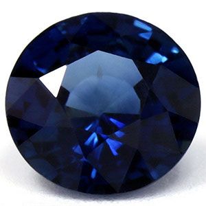 Szafir 1,65 ct, morski, szlif okrągły