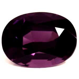 Spinel 3,17 ct, purpurowy, szlif owalny