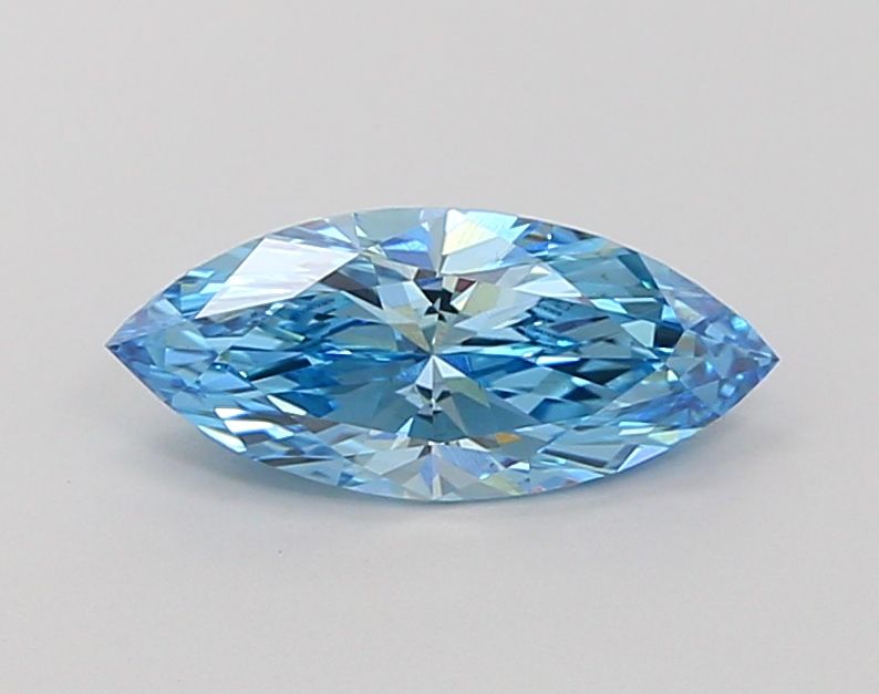 1.07 CT Fancy Vivid Blue MARQUISE