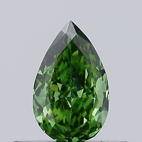 0.22 CT Fancy Vivid Green PEAR