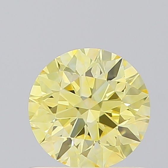0.6 CT Fancy Vivid Yellow ROUND