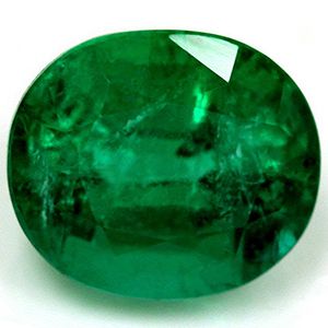 Szmaragd 3,26 ct, zielony, szlif owalny