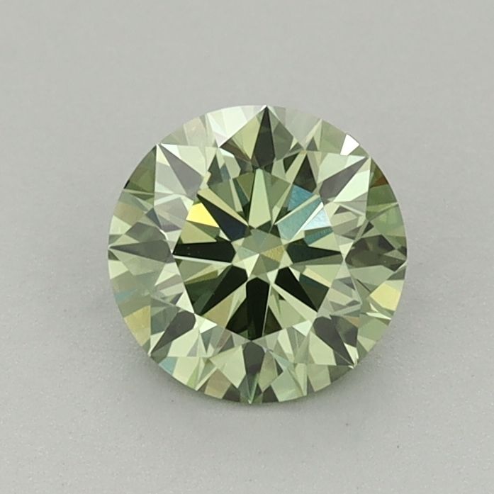 0.77 CT Fancy Vivid Green ROUND