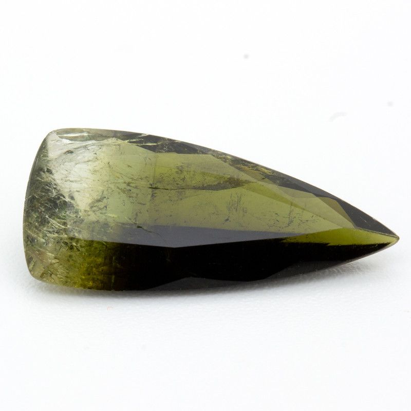 Turmalin 5,73 ct, dwubarwny, szlif latawiec