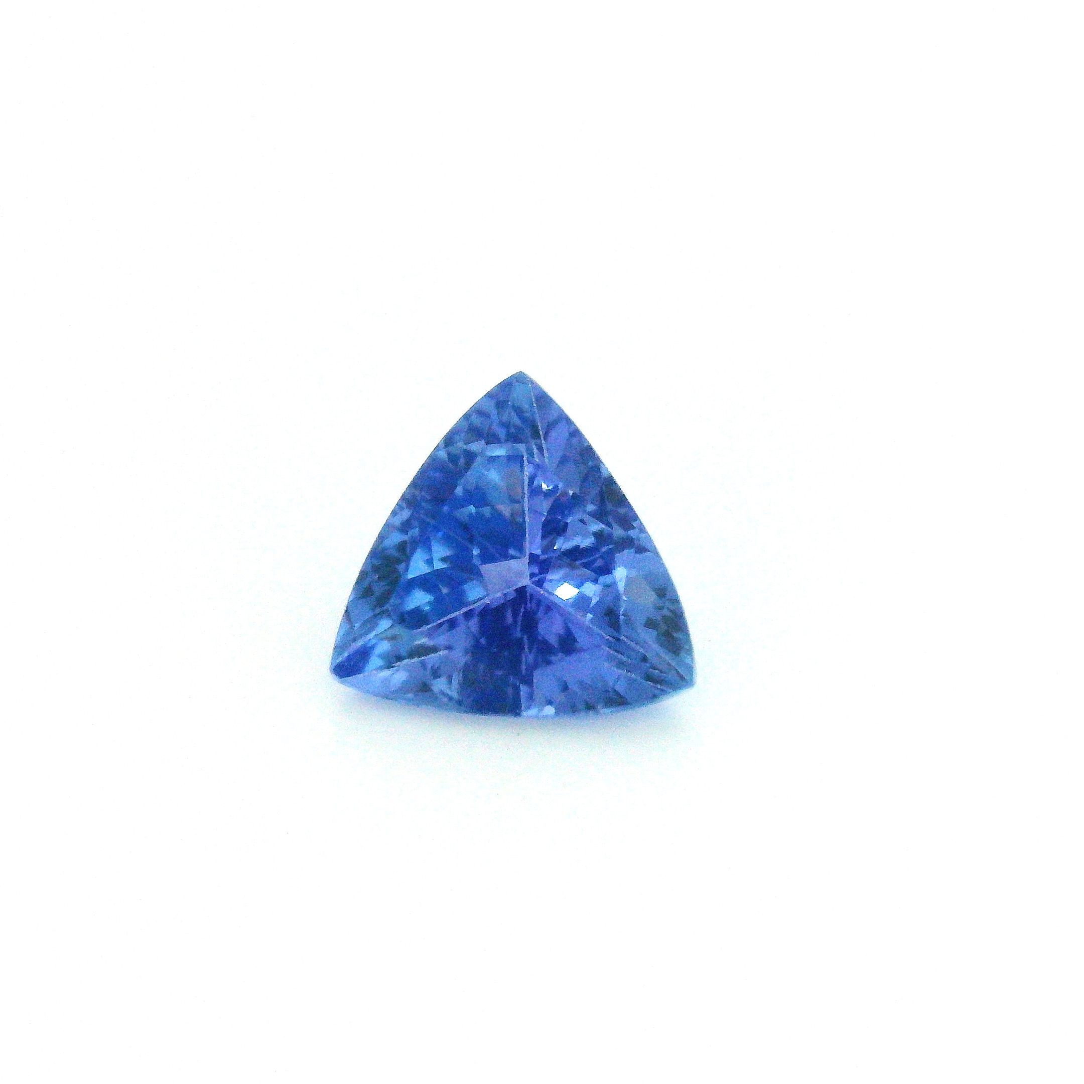 Tanzanit 1,77 ct, niebieski, szlif trójkątny