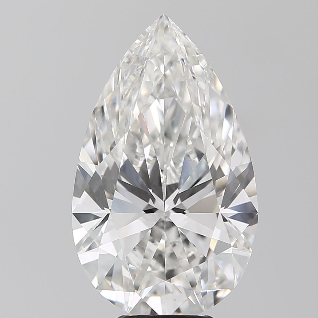 7.51 carat f VVS1 EX Cut IGI pear diamond