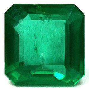Szmaragd 3,09 ct, zielony, szlif szmaragdowy