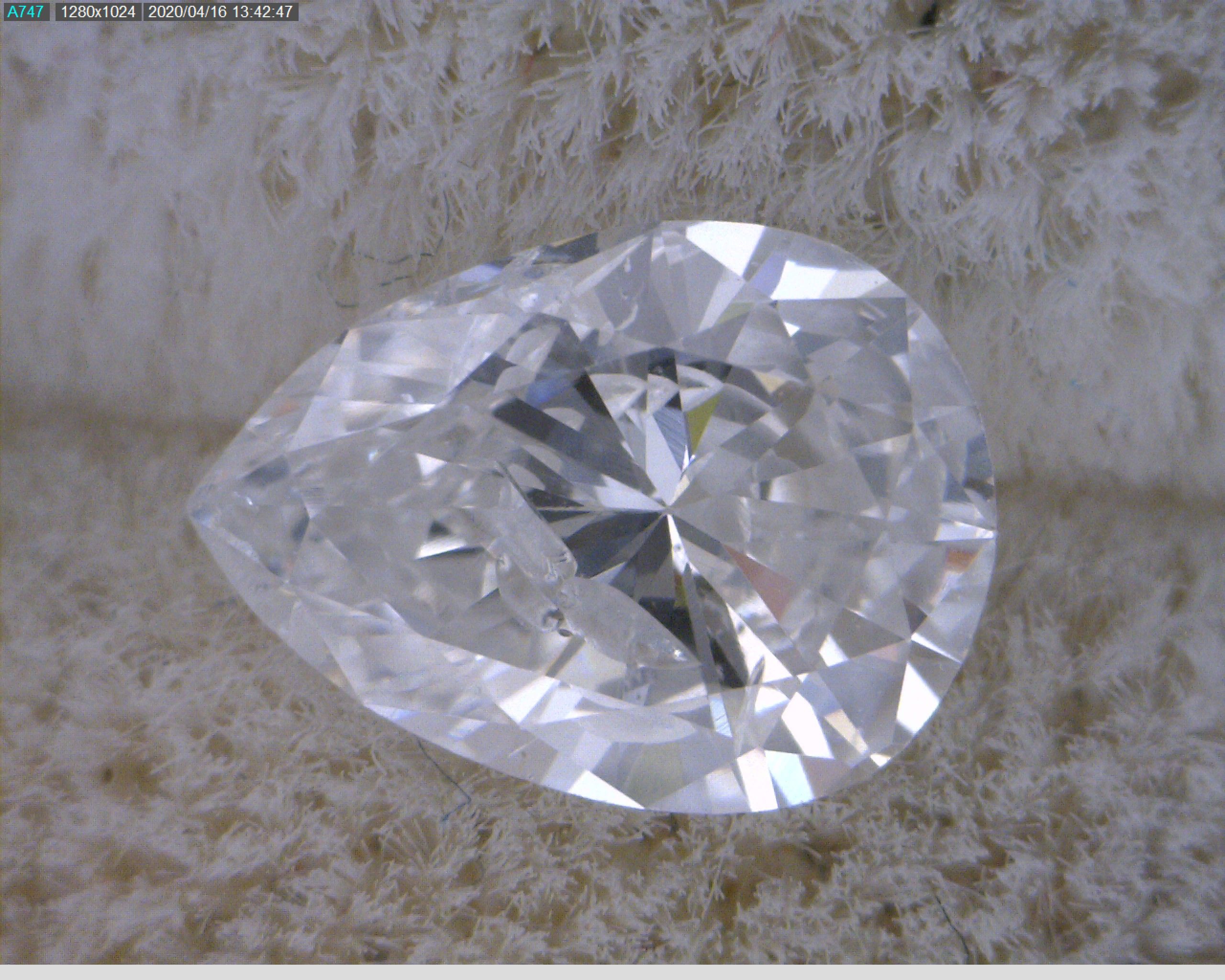 Prírodný diamant hruška,...