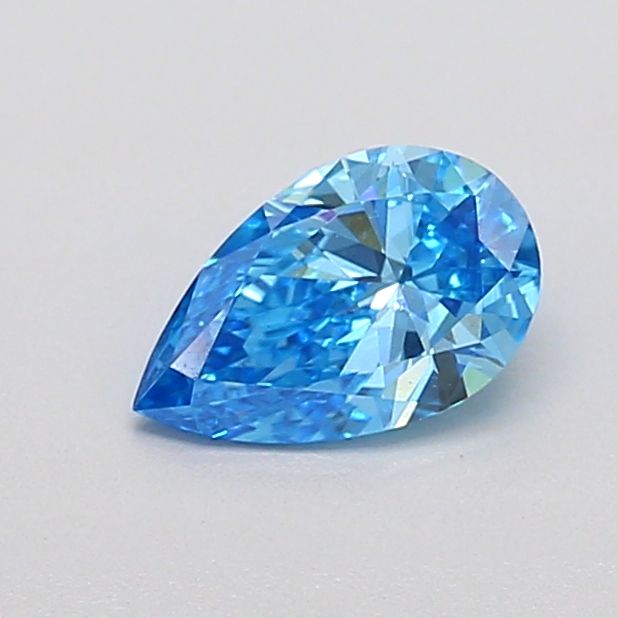 0.5 CT Fancy Intense Blue PEAR