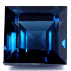 Szafir 1,15 ct, niebieski, szlif kwadratowy