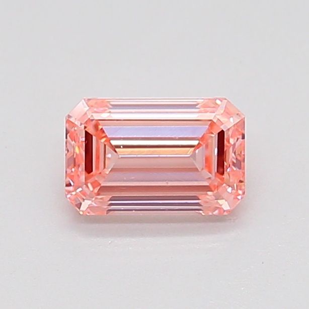 0.71 CT Fancy Orangey Pink EMERALD