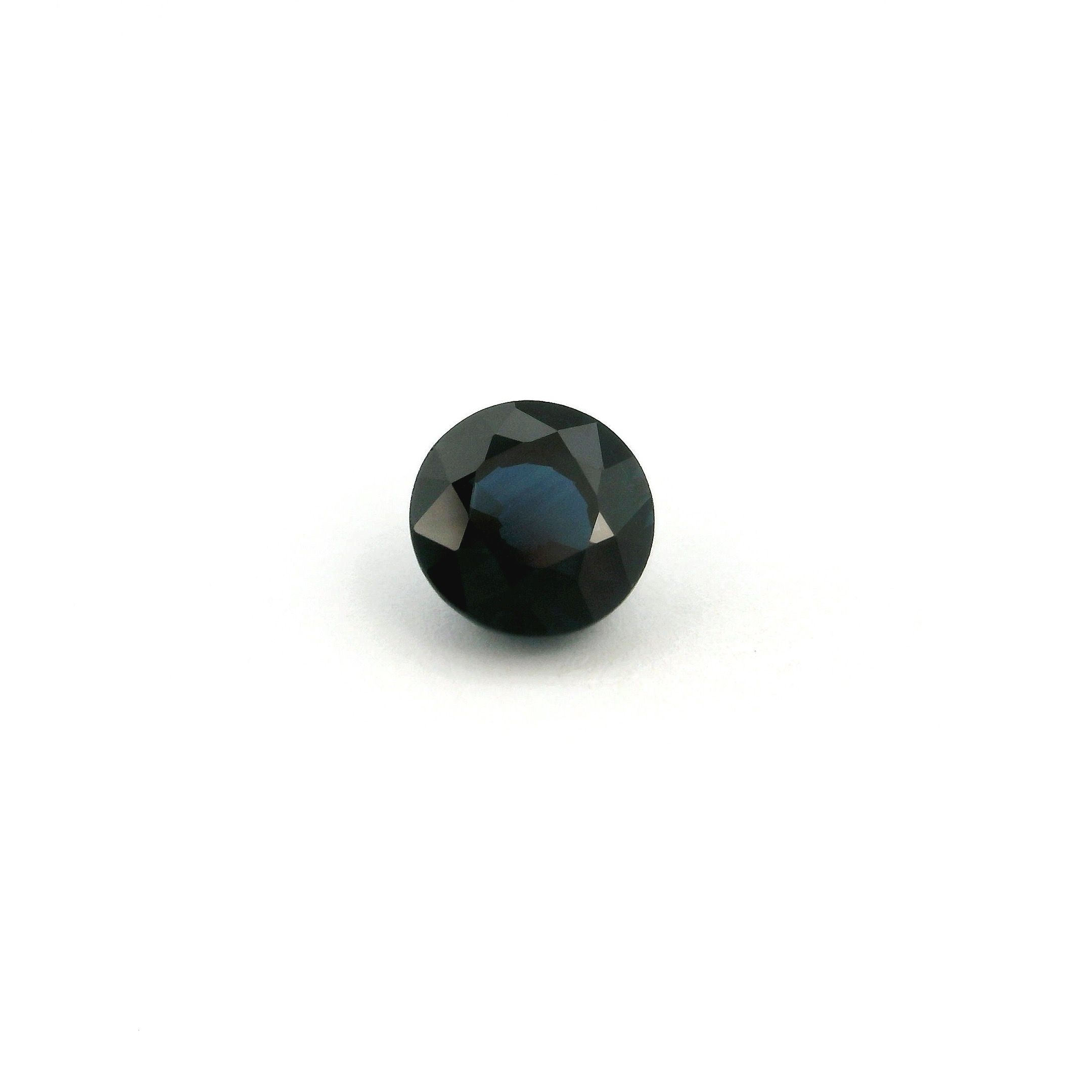 1 ct Round sapphire
