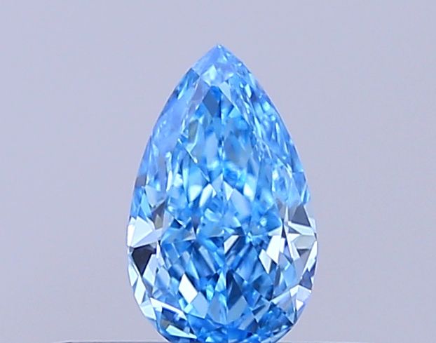 0.24 CT Fancy Vivid Blue PEAR