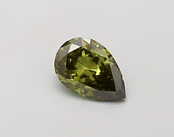 0.24 CT Fancy Deep Green PEAR