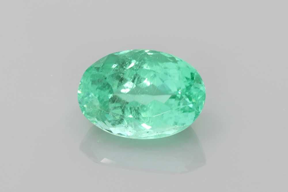 Turmalin 3,11 ct, zielony, szlif owalny