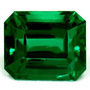 Szmaragd 1,63 ct, zielony, szlif szmaragdowy