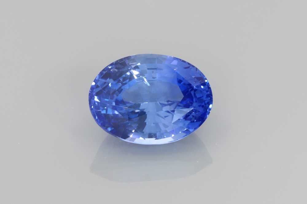2.00 Carat Blue Oval Sapphire