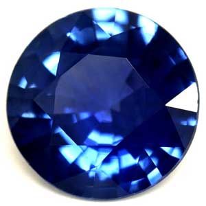 SAPPHIRE FACETED 1.0ct BLUE Intense Blue EC SRILANKA HEATED