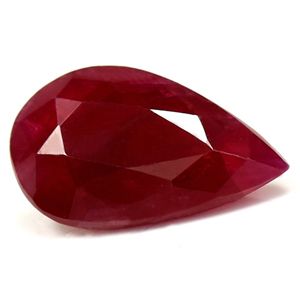 RUBY FACETED 1.54ct RED Deep Red SI REST_OF_AFRICA NONE