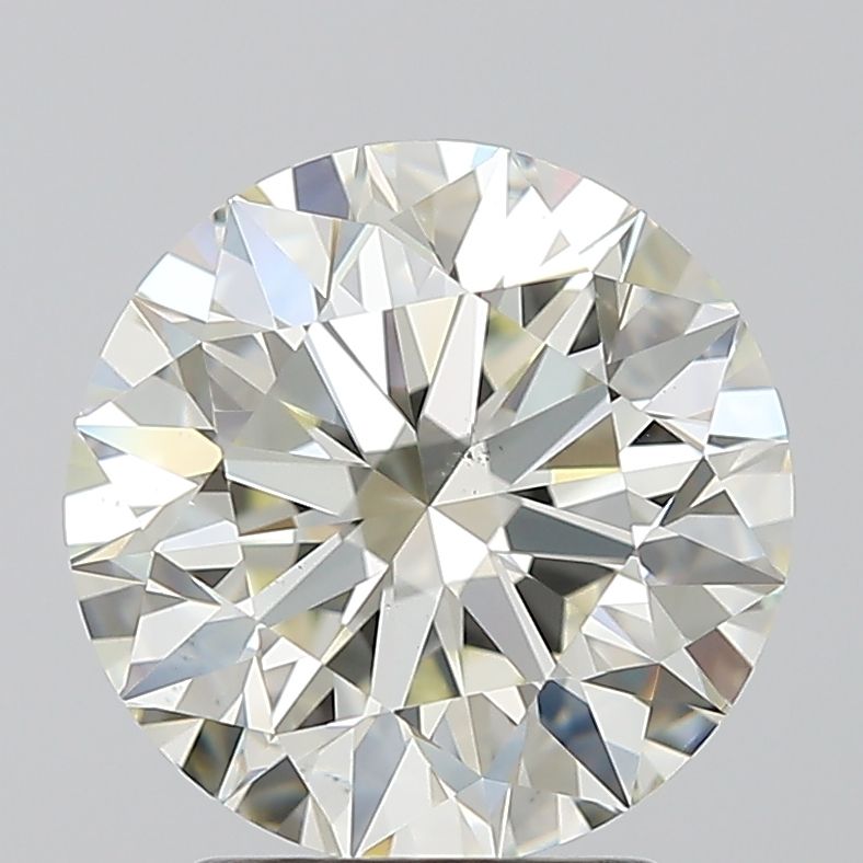 ROUND 2.84 Ct  J VS2 EX EX NON