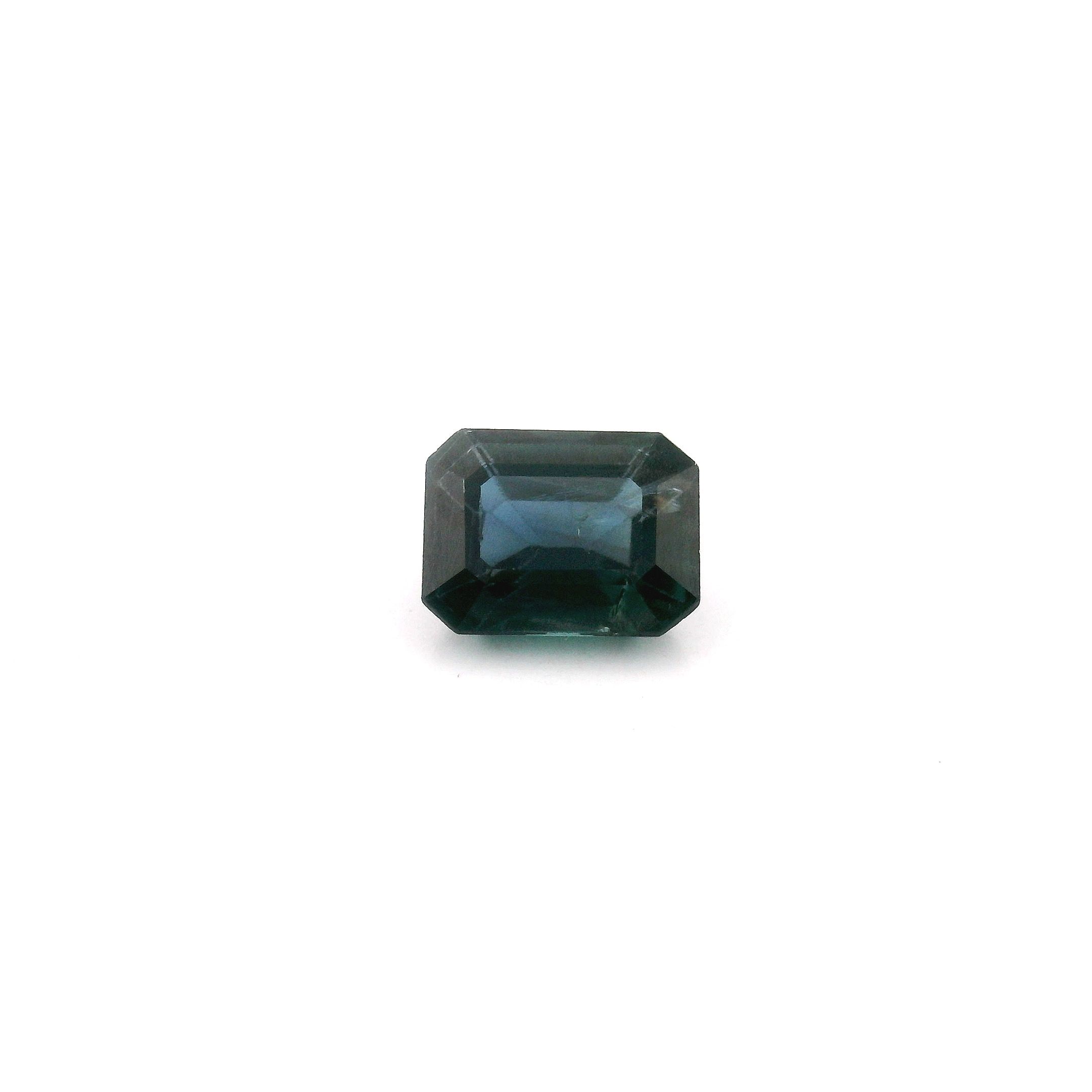 SAPPHIRE STEP 1.0ct BLUE vivid SI CAMBODIA NONE