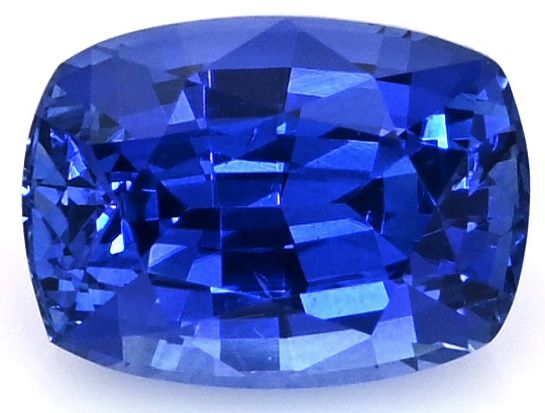 Szafir 1,18 ct, niebieski, szlif cushion