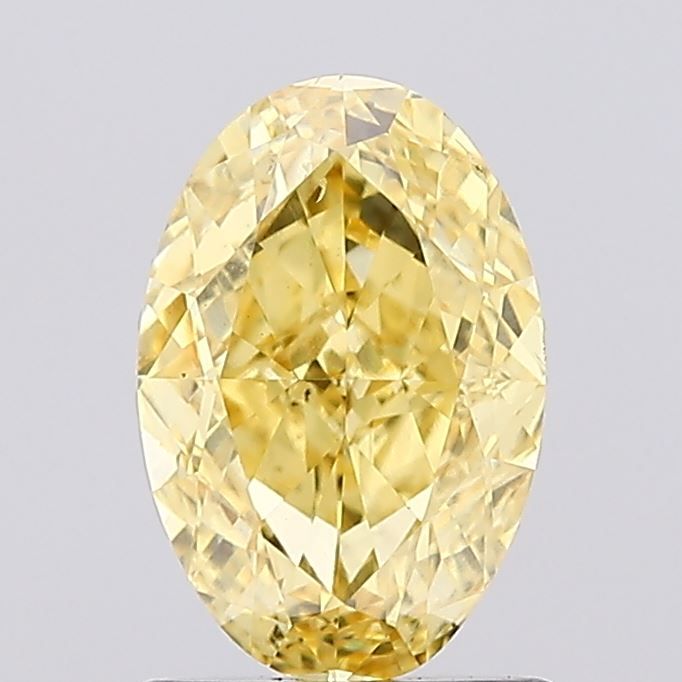 1.26 CT Fancy Vivid Yellow OVAL