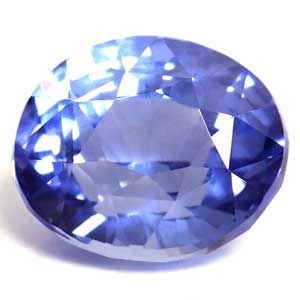 Szafir 1,06 ct, niebieski, szlif owalny