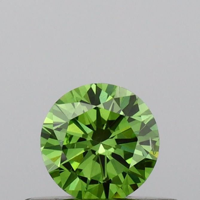 0.3 CT Fancy Vivid Green ROUND