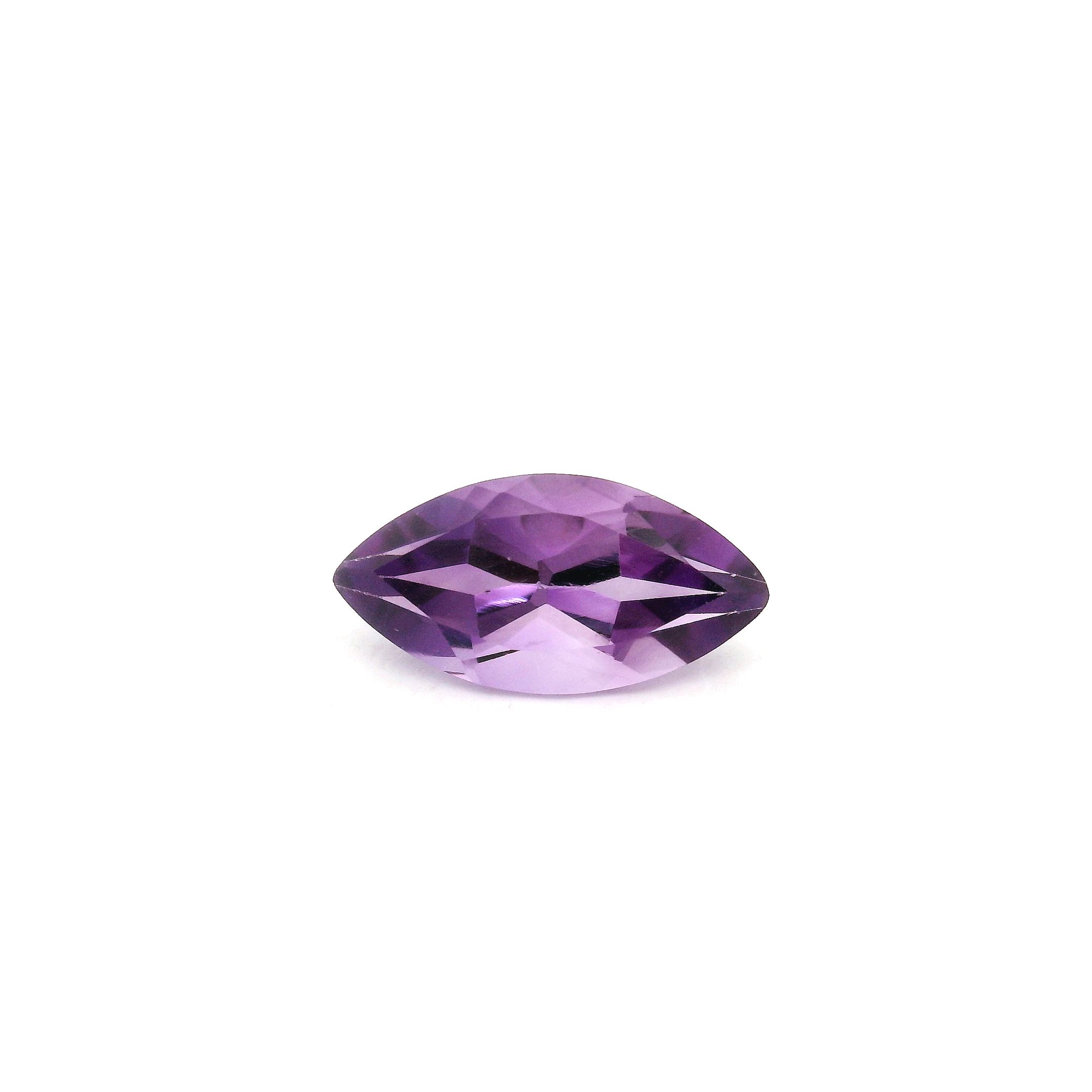 Ametyst 1,01 ct, purpurowy, szlif markiza