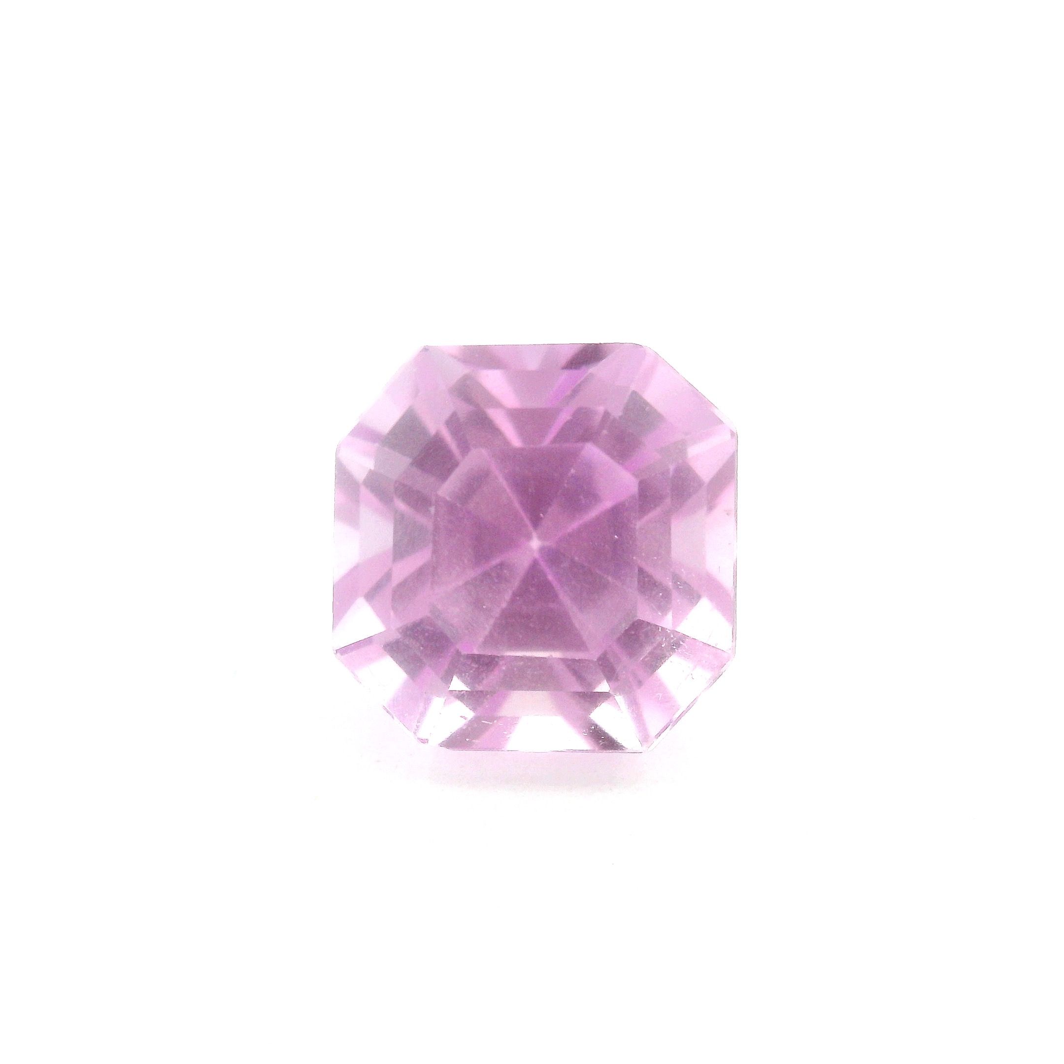 Kunzyt 5,18 ct, różowy, szlif ośmiokątny