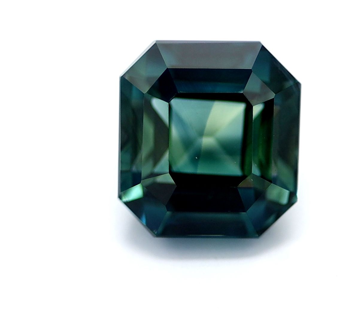 SAPPHIRE FACETED 1.8ct TEAL TEAL EC MADAGASCAR HEATED